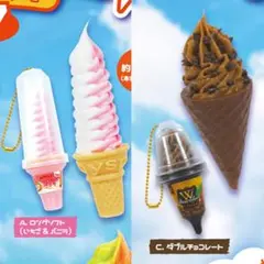 ざ・コンビニソフトマスコット7 ガチャ ロングソフト ダブルチョコレート