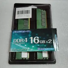 中古 メモリ ドスパラセレクト DDR4-3200 32GB（16GB×2枚）
