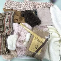 ボア モコモコニット生地