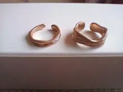 OSEWAYA　お世話や　真鍮デザインゴールドリングセット