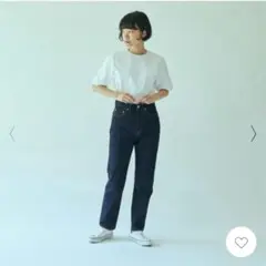 【美品】 中川政七商店 セルビッチテーパードデニム テクスチャーウィーメイド M