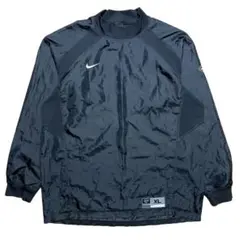 希少XL NIKE BASEBALL ナイロン プルオーバー シャツ ジャケット