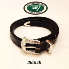 Tory Leather 3-Piece Silver Buckle Belt