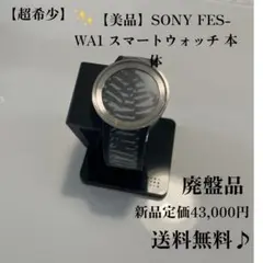 ✨【美品】SONY FES-WA1 スマートウォッチ 本体