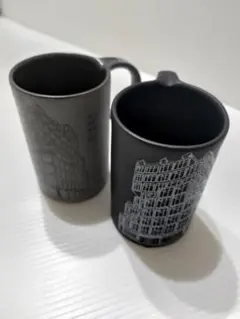 未使用 スターバックス リザーブロースタリーNY店 マグカップ ペア 黒 グレー
