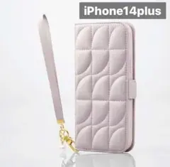 新品未開封 iPhone 14 Plus 手帳型 ケース ピンクベージュ A4B