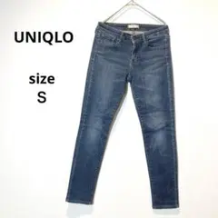 ユニクロ スキニーデニム 25インチ 細見え ストレッチ 美脚 脚長効果 古着