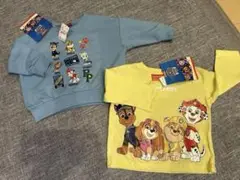 パウ・パトロール トレーナー 2色セット サイズ90 パウパトロールトレーナー