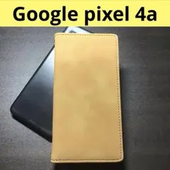 【大人気！】Google Pixel 4a用手帳型スマホケース　ブラウン 茶色