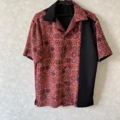 着物リメイク　アロハシャツ