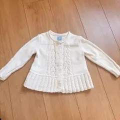 GAP ニットカーディガン ホワイト 90