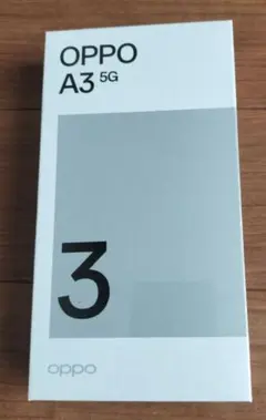 【新品・未開封】OPPO A3 5G パープル 4GB　128GB