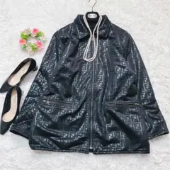 ★美品★FENDI フェンディ オールドフェンディ ズッカ柄 総柄 コート