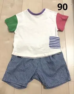 ブリーズ 半袖Tシャツ ハーフパンツ 2点セット 90