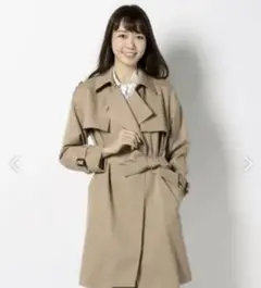 23区 ウールギャバ コート トレンチコート