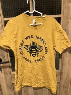 CANVAS マスタード色 Tシャツ M