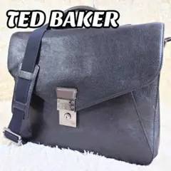 TED BAKER テッドベイカー ビジネスバッグ 2way 金具 ブラック