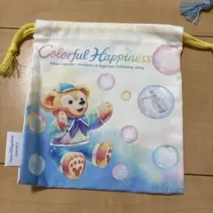 Colorful Happiness 巾着袋　ダッフィーアンドフレンズ