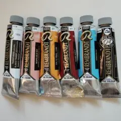 レンブラント 油絵具 40ml 6色