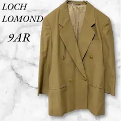 【日本製】LOCH LOMOND ダブルブレストジャケット 9AR　チェック