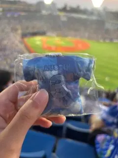 横浜DeNAベイスターズ　ユニフォーム型　ミニクッションキーホルダー　3.TA
