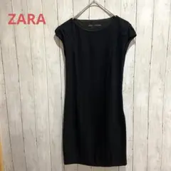 【ザラベーシック】レディース ワンピース シンプル 黒 Mサイズ相当