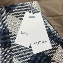 snidel ロービングチェックミニスカート IVR