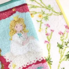【FEILER】フェイラー タオル ハンカチ お姫様とお花 2枚セット