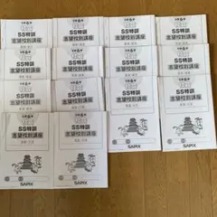 本日タイムセール！SAPIX6年生社会　SS特訓志望校別講座14冊セット