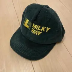 MILKY WAY コーデュロイキャップ ダークグリーン