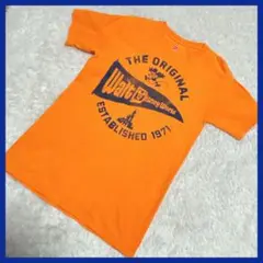 美品】WDW ディズニーワールド Tシャツ オレンジ Hanes ヘインズ