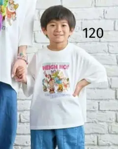 【新品】しまむら リトシー リンクアット コラボ 七人のこびと Ｔシャツ 120