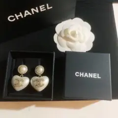 CHANEL シャネル ハートピアス♡美品 シャネル