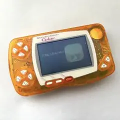 WonderSwan Color クリスタルオレンジ 本体+最遊記のソフトおまけ