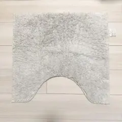 ⭐️即日発送⭐️ トイレマット ライトグレー U字型 55×60