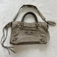 BALENCIAGA レザー 2WAY エディターズバッグ ザシティ