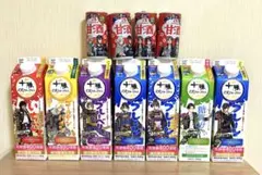 刀剣乱舞 十勝のむヨーグルト 森永甘酒 期間限定 空き缶 空きパック まとめ売り