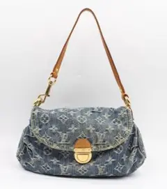 LOUIS VUITTON★モノグラムデニム ミニプリティ ハンドバッグ
