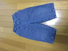 美品【（95）テータテートメーカー　 デニム ハーフパンツ ゴムウエスト】
