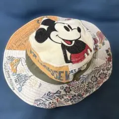 コラボ　デニムアンドダンガリー✕ディズニー　バケットハット　ミッキー