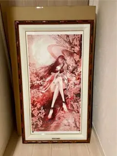 木版画『皐月さらさら三千院』 木版画『皐月さらさら三千院』