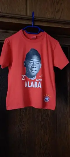 8/9のみこの９９９円DAVID ALABA 27番 赤 Tシャツ