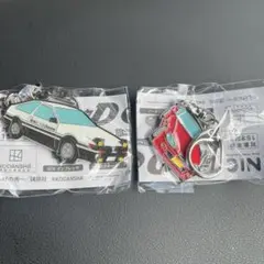 頭文字D メタルキーホルダー　カプチーノ　AE86