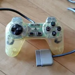 HORI PlayStation コントローラー クリアイエロー ジャンク