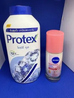 Protexアイスシークール&NIVEABrighteningDeepSerum