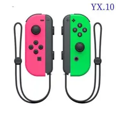 YX.10 Switch コントローラー　スプラトゥーン風　ジョイコンEgb