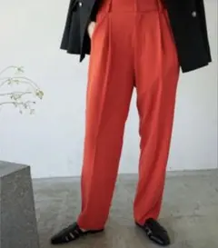 【Vacancy】color tapered pants オレンジ　Sサイズ