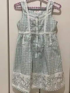 Shirley Temple シャーリーテンプル　ワンピース　チェック　140