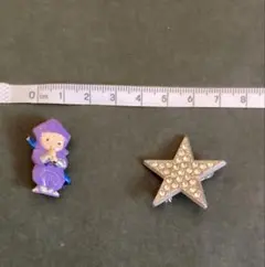 忍者と星型ブローチセット