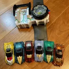 アースグランナー　ヒーローチェンジギアアースブレス、ミニカー6点セット